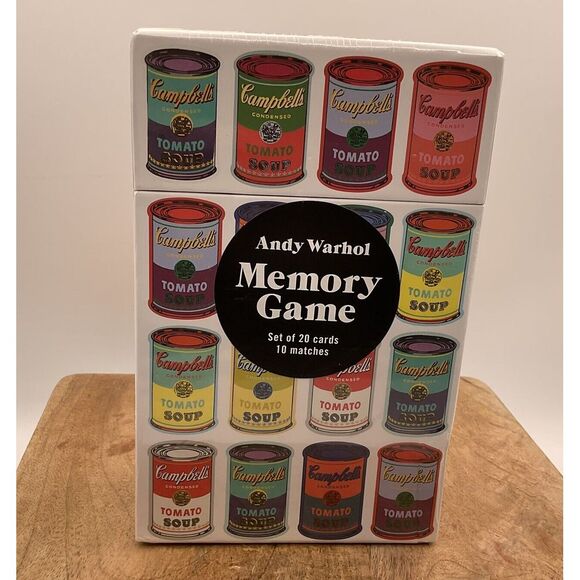 Andy Warhol Memory Game - Campbells Soup - New Factory Sealed - Galison - Picture 1 of 3